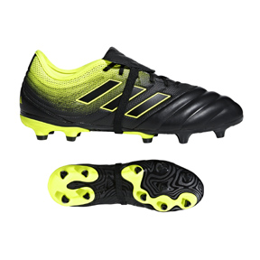 adidas Copa Gloro 19.2 FG Soccer Shoes (Black/Solar Yellow)