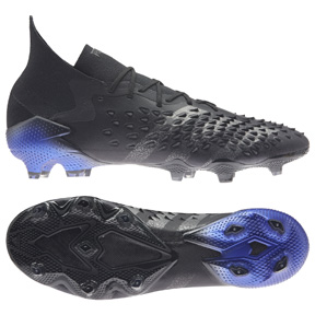 adidas  Predator   Freak.1 FG Soccer Shoes (Black/Iron/Sonic Ink)