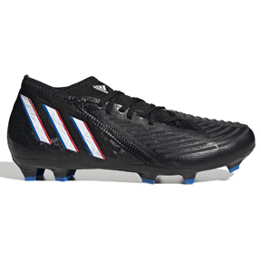 adidas  Predator  Edge.2 FG Soccer Shoes (Black/White/Vivid Red)
