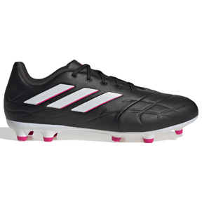 adidas   Copa Pure.3 Firm Ground Soccer Shoes (Black/White/Pink)