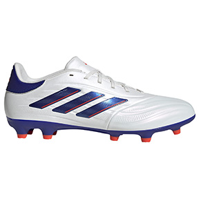 adidas  Copa Pure II League FG Soccer Shoes (White/Blue/Red)