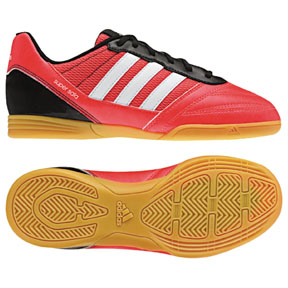 adidas Youth Super Sala Indoor Soccer Shoes (Pop/White)