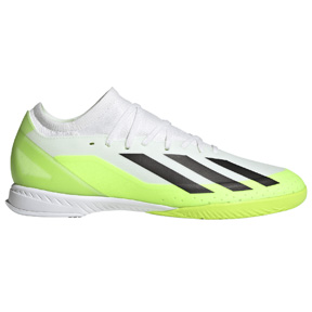 adidas  X   CrazyFast.3 Indoor Soccer Shoes (White/Black/Lemon)