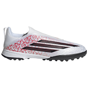 adidas Youth  Lamine Yamal F50 League Turf  Shoes (White/Red)