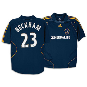 Beckham Jersey on Adidas L A  Galaxy Beckham  23 Soccer Jersey  Away 2007 08