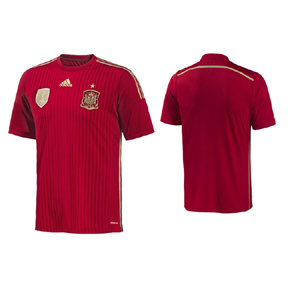 adidas Youth Spain Soccer Jersey (Home 14/15)