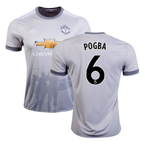 adidas Manchester United Pogba #6 Soccer Jersey (Alternate 17/18)