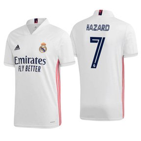adidas Real Madrid Hazard #7 Soccer Jersey (Home 20/21)