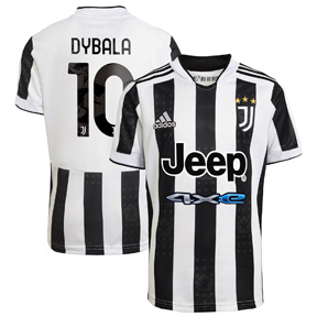 adidas Juventus  Paulo Dybala #10 Soccer Jersey (Home 21/22)