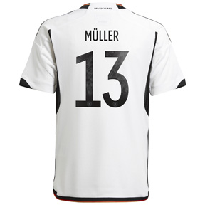 adidas Germany  Muller #13 World Cup 2022 Jersey (Home 22/24)