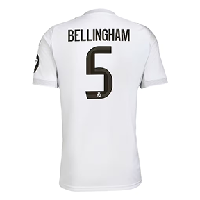 adidas  Real Madrid Bellingham #5  Soccer Jersey (Home 25/26)