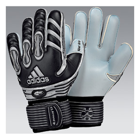 adidas Womens Fingersave Allround Goalie Glove (Black/Silver)