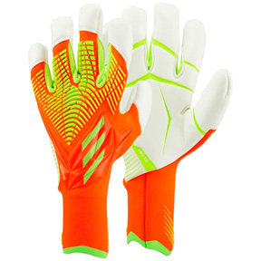 adidas  Predator  Edge GL Pro Hybrid Goalie Glove (Solar Red/Green)