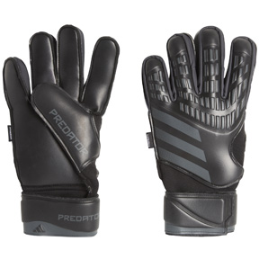 adidas  Predator Match Fingersave Goalie Gloves (Black/Black)