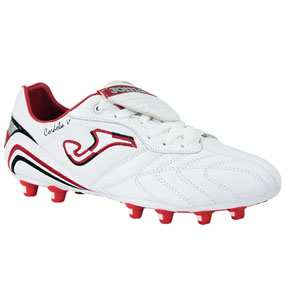 Joma Cordoba FG Soccer Shoes (White/Red/Black)