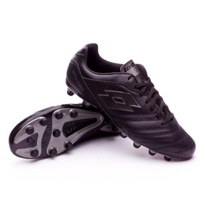 Lotto  Stadio 300 II FG Soccer Shoes (Black/Silver)
