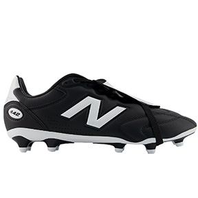New Balance 442 v3 Pro Tongue Wide Width FG Shoes (Black/White)
