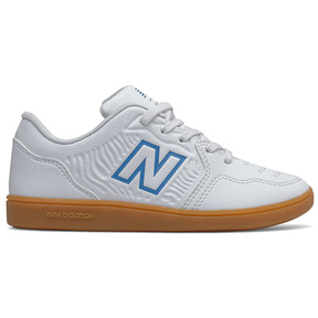 New Balance Youth  Audazo V5+ Control Wide Indoor Shoes (White)