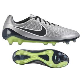 Nike Magista Opus FG Soccer Shoes (Metallic Pewter/Black)
