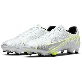 Nike Youth  Mercurial  Vapor 14 Academy FG/MG Shoes (White/Volt)