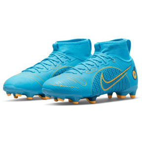 Nike Youth  Mercurial  Superfly 8 Academy FG Soccer Shoes (Chlorine)