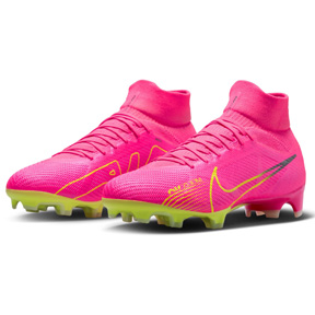 Nike  Zoom  Mercurial  Superfly 9 Pro FG Shoes (Pink Spell/Volt)