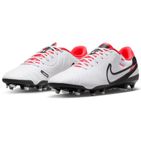 Nike  Tiempo  Legend  10 Academy FG Soccer Shoes (White/Crimson)
