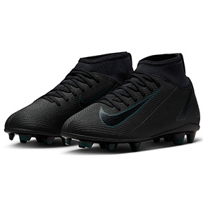 Nike Youth   Mercurial Superfly 10 Club FG Shoes (Black/Deep Jungle)