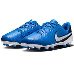 Nike Youth  Tiempo Legend 10 Club FG Shoe (Soar/White)