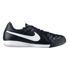 Nike Tiempo Legacy IC Indoor Soccer Shoes (Black/White)