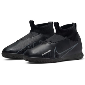 Nike Youth   Zoom Mercurial Superfly 9 Academy Indoor Shoes (Black)