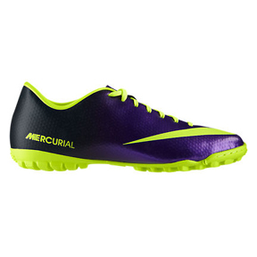 Nike Mercurial Victory IV Turf Soccer Shoes (Electro Purple)