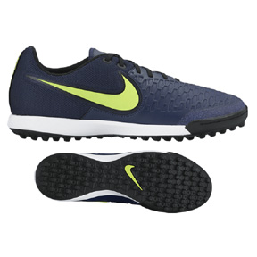Nike Magista X Pro Turf Soccer Shoes (Midnight Navy/Volt) @ SoccerEvolution