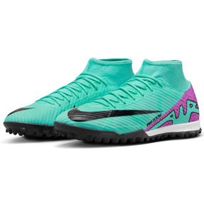 Nike  Zoom Mercurial Superfly 9 Academy Turf Shoes (Turquoise)