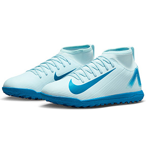 Nike Youth   Mercurial Superfly 10 Club Turf Shoes (Glacier Blue)