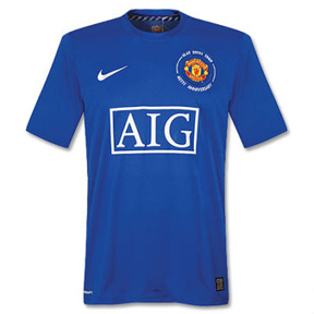 manchester united blue jersey 2008