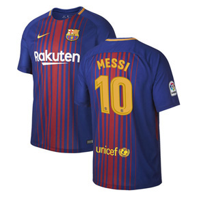 Nike Youth Barcelona Lionel Messi #10 Jersey (Home 17/18)