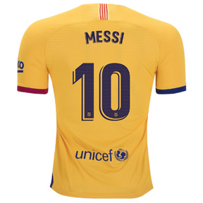 Nike Youth Barcelona Lionel Messi #10 Jersey (Away 19/20)