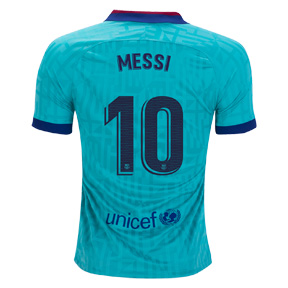 Nike Youth Barcelona Lionel Messi #10 Jersey (Alternate 19/20)