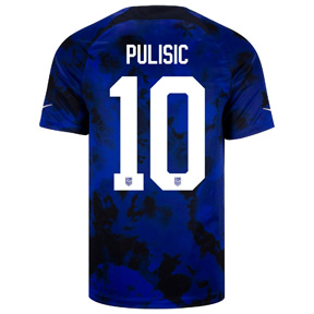 Nike  USA  Pulisic #10 World Cup 2022 Soccer Jersey (Away 22/24)