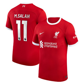 Nike Youth  Liverpool  Salah #11 Soccer Jersey (Home 23/24)