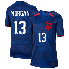 Nike Youth   USA  Morgan #13 USWNT 4 Star Jersey (Away 23/24)