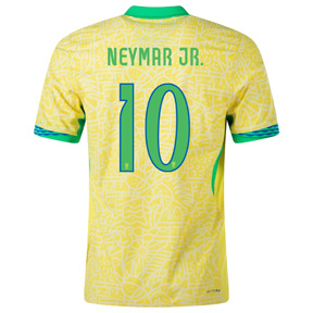 Nike  Brazil Neymar Jr. #10 Soccer Jersey (Home 2024)