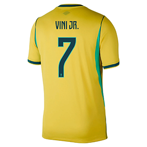 Nike  Brazil Vini Jr. #7 Soccer Jersey (Home 26/28)