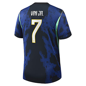 Nike Youth  Brazil Vini Jr. #7 Soccer Jersey (Away 26/28)
