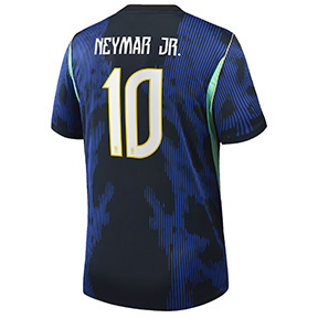 Nike Youth  Brazil Neymar Jr. #10 Soccer Jersey (Away 26/28)