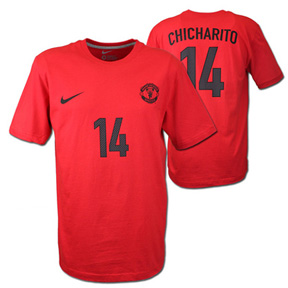 Nike Manchester United Chicharito #14 Hero Soccer Tee (2012/13)