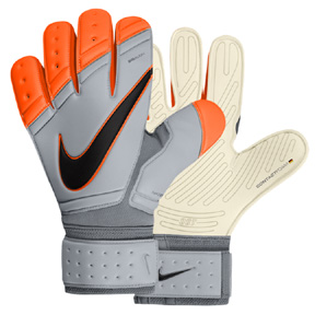Nike GK  Premier SGT Soccer Goalie Glove (Wolf Grey/Orange)