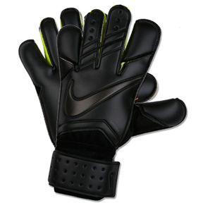 Nike GK Vapor Grip 3 Soccer Goalie Glove Black Black