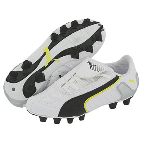 Puma Youth v-Kon II FG Light Soccer Shoes (White/Black)